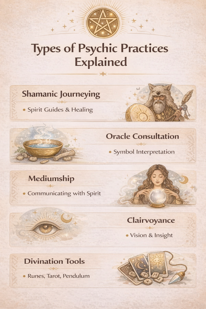 Types of Psychic Practices Explained